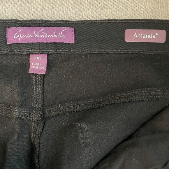 Plus Size Gloria Vanderbilt Amanda Classic Jeans NWT 20W - Picture 7 of 11